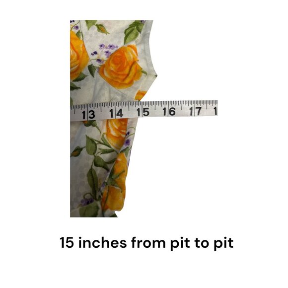 Archana Floral Girls Dress With Orange Roses & Tie Belt Size 8 Cotton Blend - Picture 5 of 6